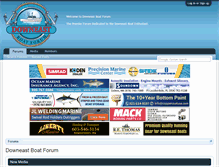 Tablet Screenshot of downeastboatforum.com